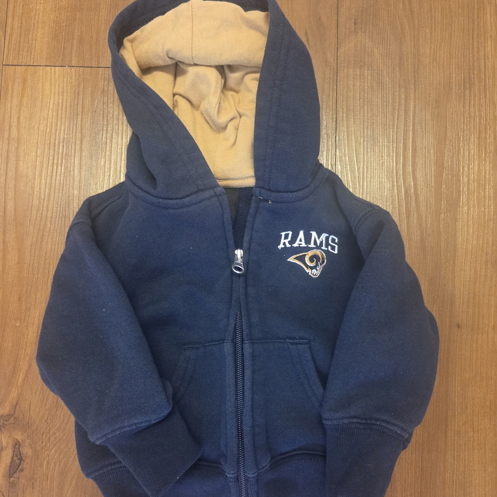NFL Rams Navy/Gold Kids Hoodie